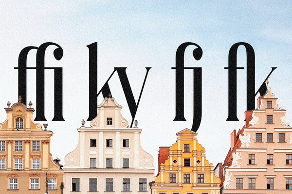 Fragilità - A Retro Ligature Rich Serif Font