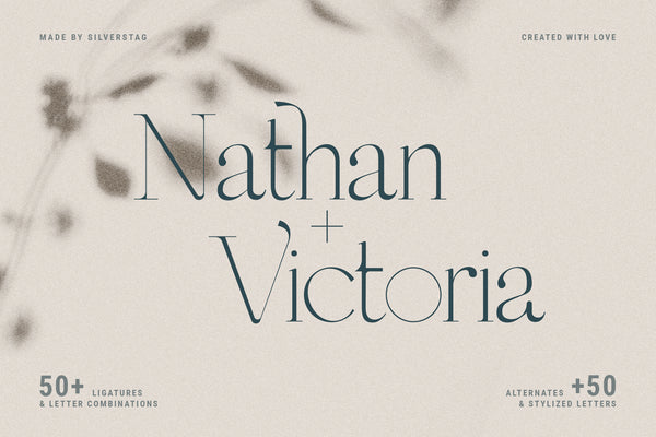 MOON CROWD – Chic Ligature Serif with 100+ Alternates