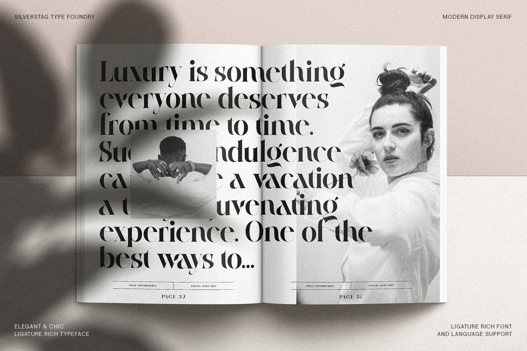 Raving – A High-Contrast Editorial Display Serif Font with 110+ Alternates