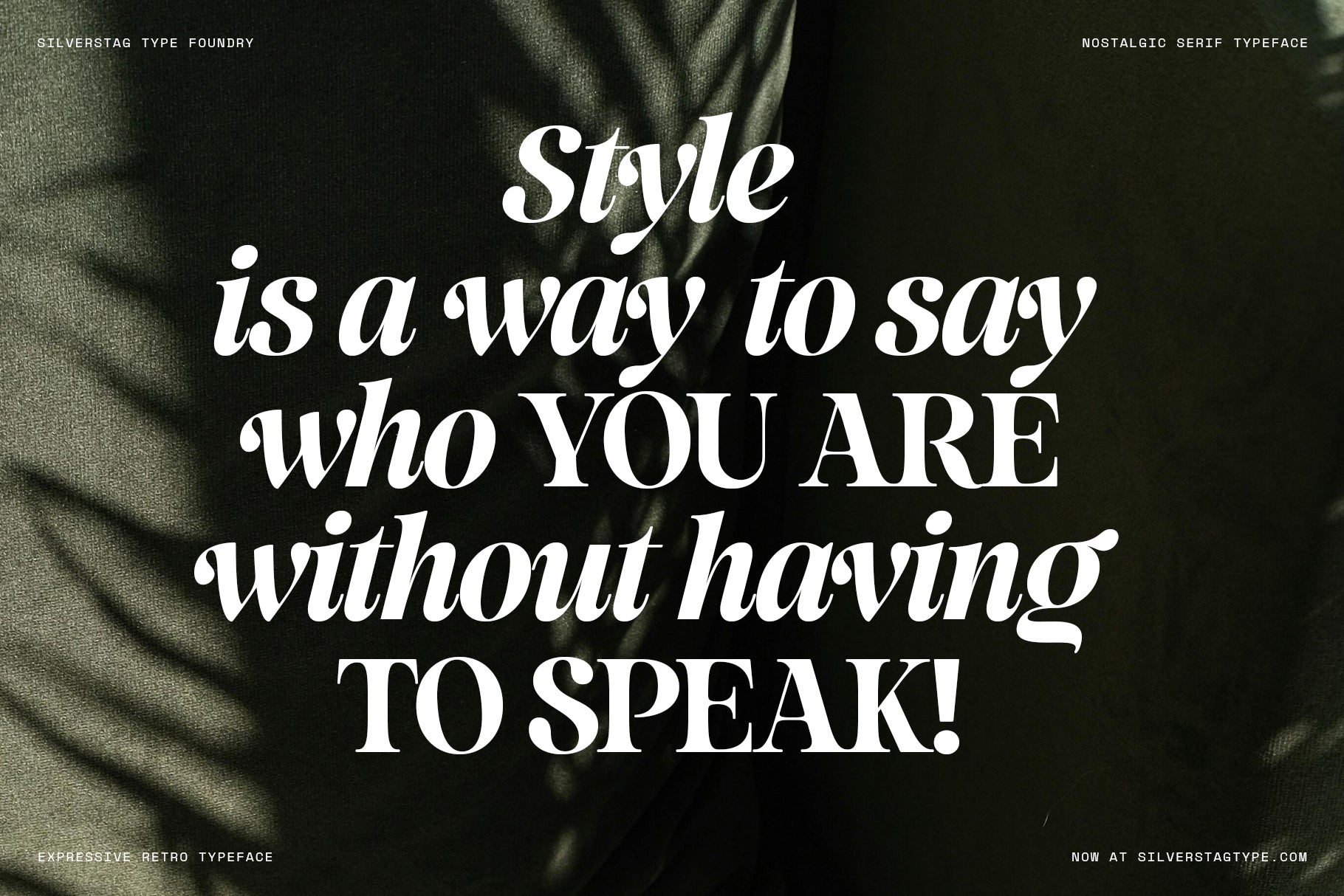 SLTF La Mystère - High Contrast Serif Font for Editorial Design