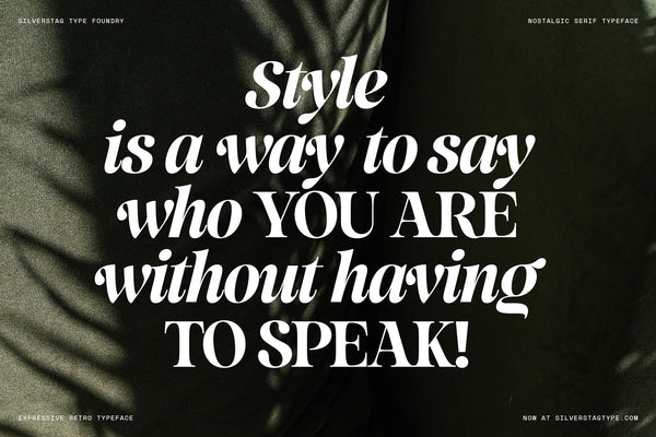 SLTF La Mystère - High Contrast Serif Font for Editorial Design