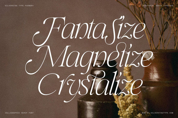 SLTF Netsera — Calligraphic Editorial Serif Typeface