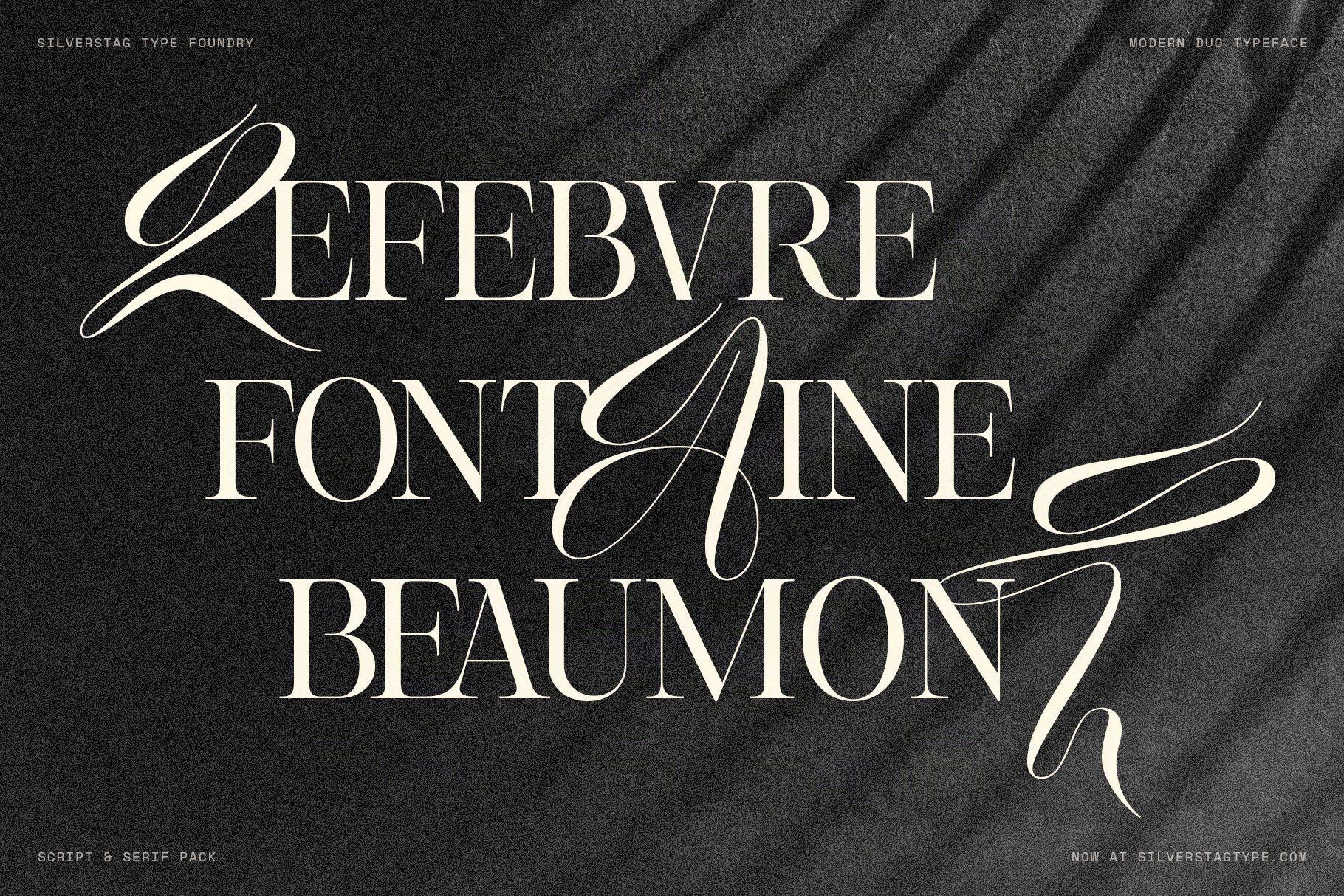 SLTF Hazel Shore - Modern Serif & Script Font Duo