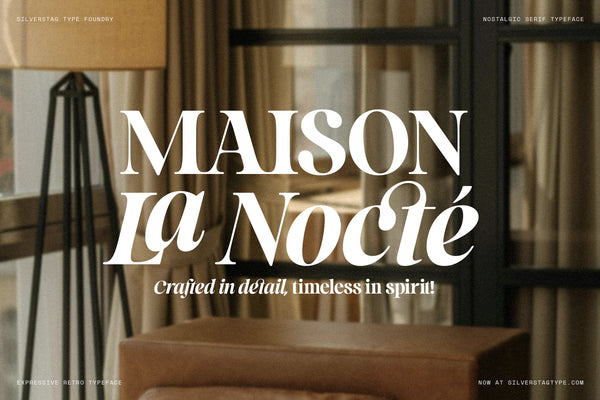 SLTF La Mystère - High Contrast Serif Font for Editorial Design