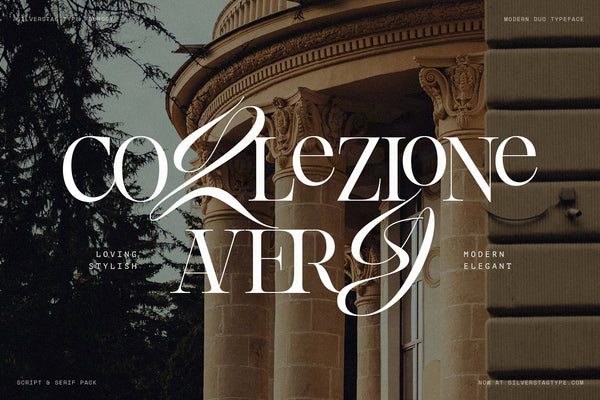 SLTF Hazel Shore - Modern Serif & Script Font Duo