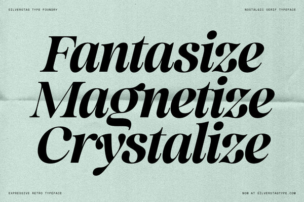 SLTF La Mystère - High Contrast Serif Font for Editorial Design