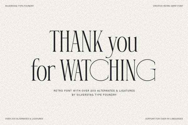 SLTF Rogue Rebellion - Ligature Serif Font