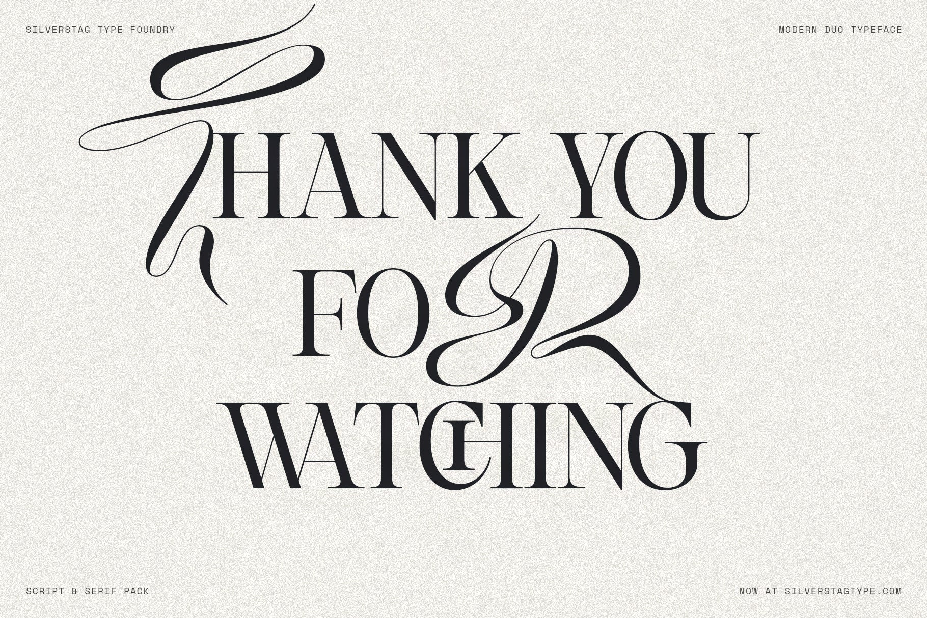 SLTF Hazel Shore - Modern Serif & Script Font Duo
